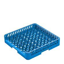 CATER-RAX PLATE-TRAY RACK OPEN END BLUE