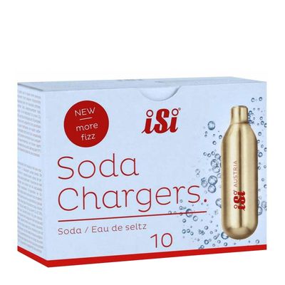 SODA CHARGERS CO2 10PK, ISI