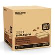 RECTANGULAR BOX 500ML WHITE, BIOPAK