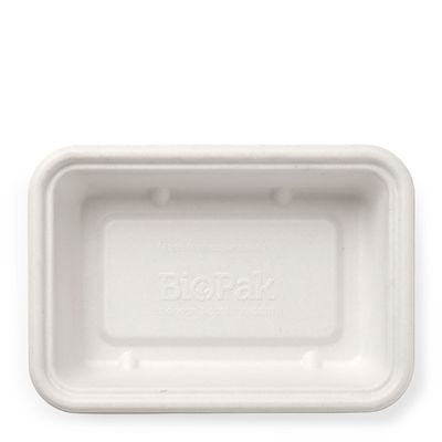 RECTANGULAR BOX 500ML WHITE, BIOPAK