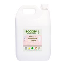 TOILET/BATHROOM CLEANER 5LT, ECODEV