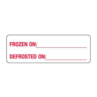FROZEN/DEFROSTED ON REMOVABLE 17X51MM