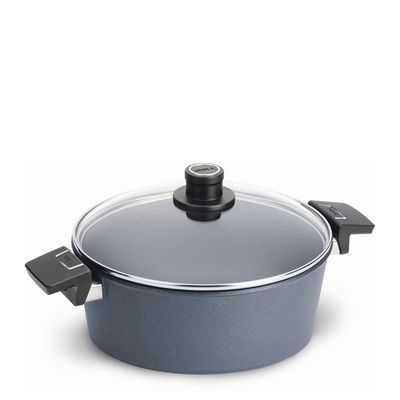 CASSEROLE W/LID 28CM/5.5LT, DIAMOND LITE