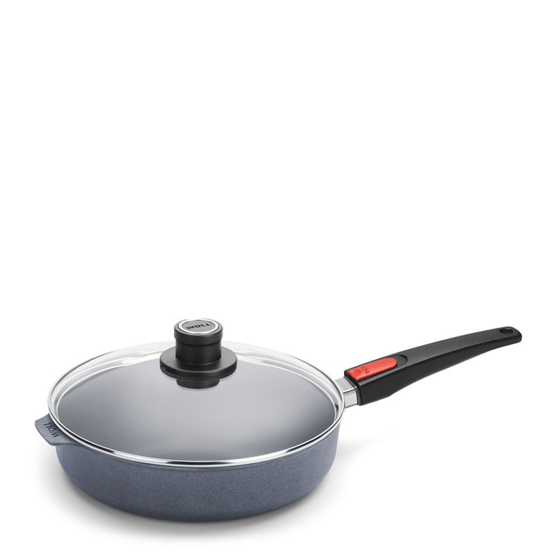 Deep Non Stick WOLL Frying Pan with Glass Lid