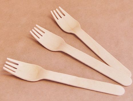 PAC FORK 160MM WOOD