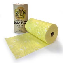ROLL WIPES BAMBOO YELL 90 SHEET 45M ROLL