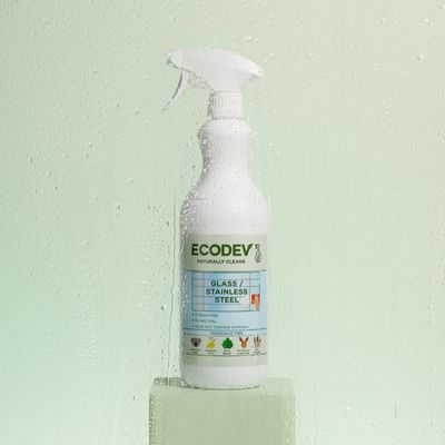 GLASS & STAINLESS STEEL SPRAY 1LT ECODEV