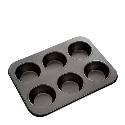 BergHOFF Balance Non-Stick Carbon Steel 6-Cup Cupcake Pan 2.5