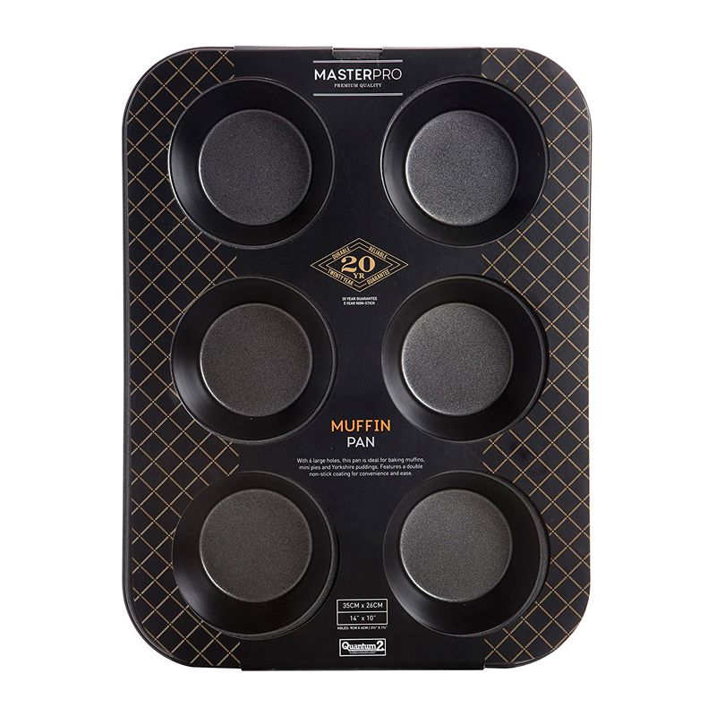 MUFFIN PAN USA 6 CUP, MASTERPRO