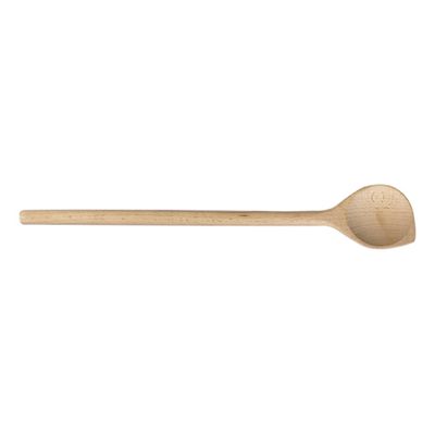 SPOON WOODEN SOLID 35CM BEECHWOOD