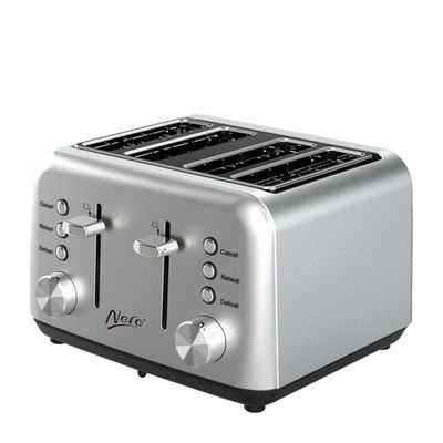 TOASTER 4 SLICE ST-STEEL, NERO