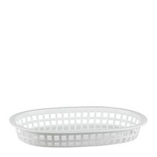 BREAD BASKET PLASTIC RECTANGULAR WHITE