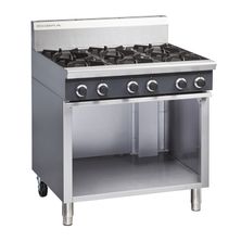 6 BURNER COOKTOP GAS OPEN CABINET, COBRA