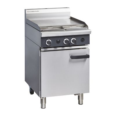 RANGE GAS 600MM GRIDDLE W/ OVEN, COBRA