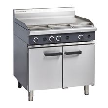 RANGE GAS 900MM GRIDDLE W/ OVEN, COBRA