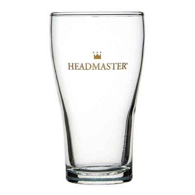 BEER GLASS 425ML CONICAL HEADMASTER