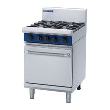 OVEN RANGE GAS 4 BURNER, BLUE SEAL EVO