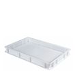 PIZZA TRAY WHITE STACKABLE