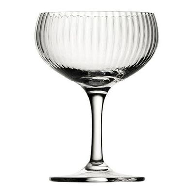 Ridged Coupe or Champagne Glass - The Forest & Co.