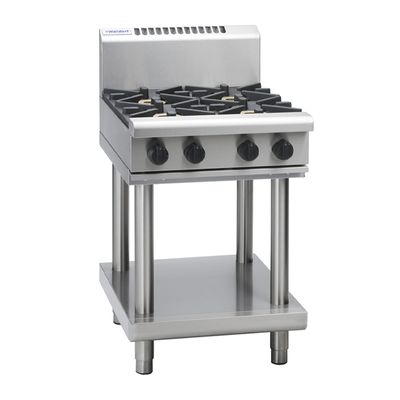 4 BURNER GAS WITH LEG STAND, WALDORF