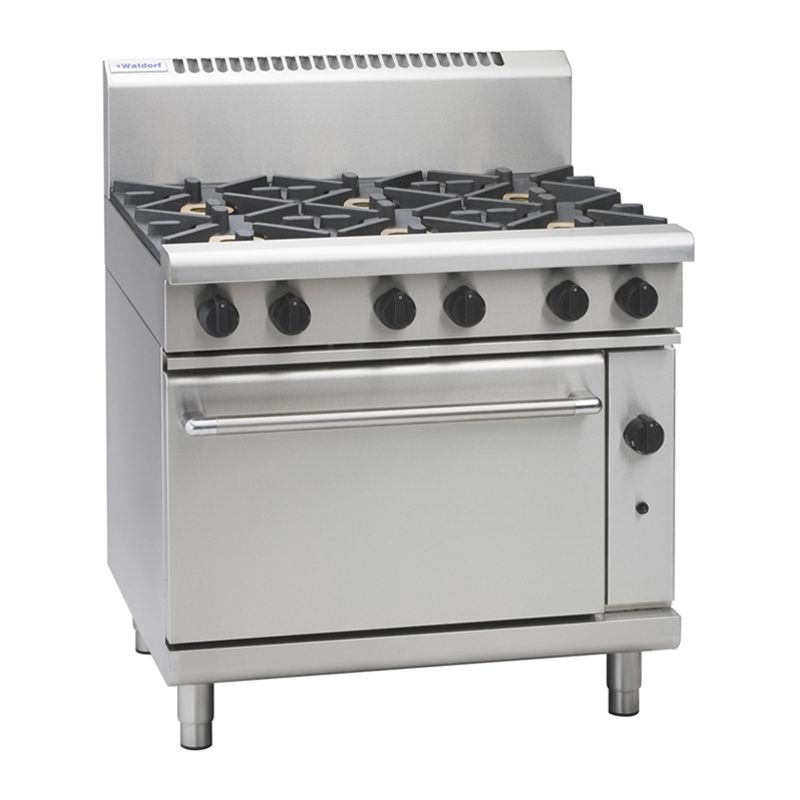 6 BURNER GAS WITH STATIC OVEN, WALDORF