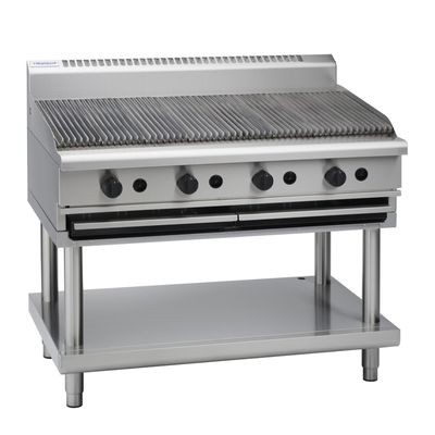 CHARGRILL GAS W/LEG STAND 1200MM WALDORF