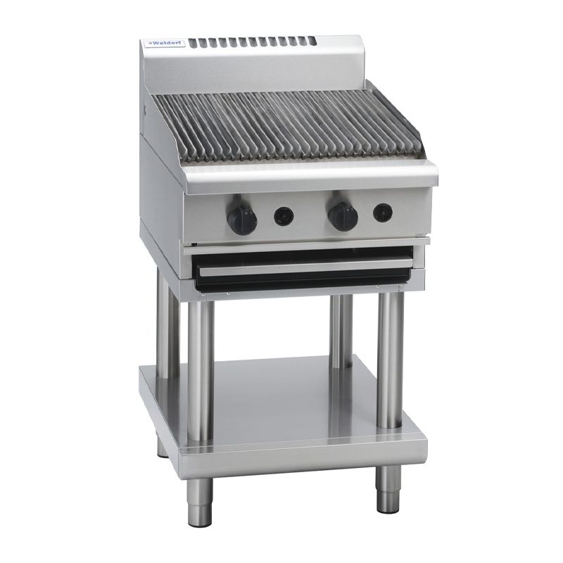 CHARGRILL 600MM GAS W/LEG STAND WALDORF