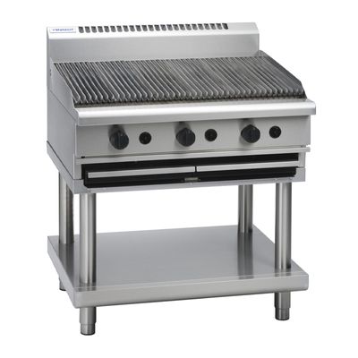 CHARGRILL GAS 900MM W/ LEG STAND WALDORF