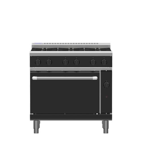 RANGE 6 BURNER STATIC OVEN, WALDORF BOLD