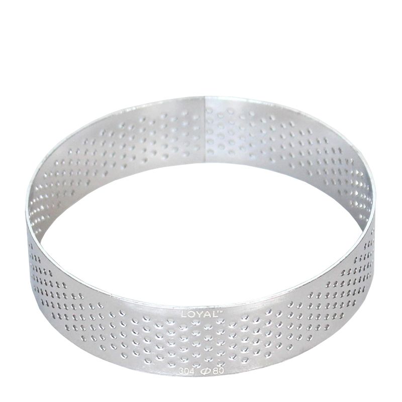 PERFORATED RING 80MM S/S, LOYAL