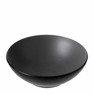 BOWL GRY/BLK 21CM MELAMINE COUCOU