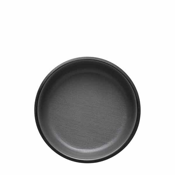 SAUCE DISH GRY/BLK 7.6CM MELAMINE COUCOU