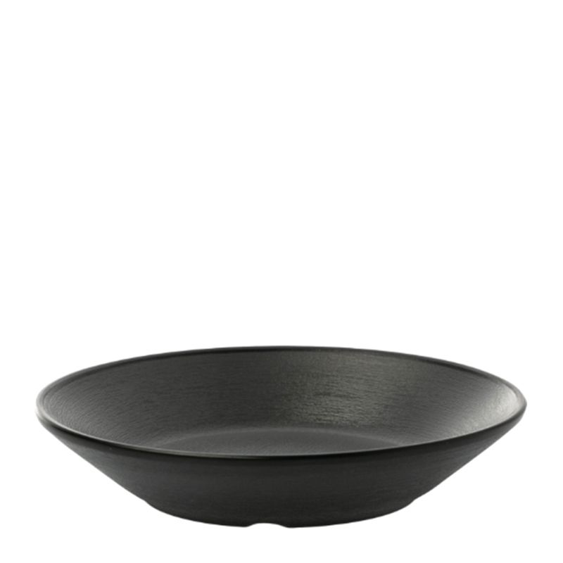 SAUCE DISH GRY/BLK 11CM MELAMINE COUCOU