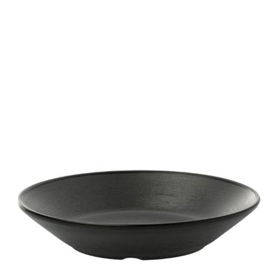 SAUCE DISH GRY/BLK 13CM MELAMINE COUCOU