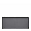 PLATE GRY/BLK 29X13CM MELAMINE COUCOU