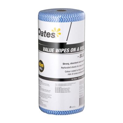ROLL WIPES VALUE 90 SHEETS 45M, OATES