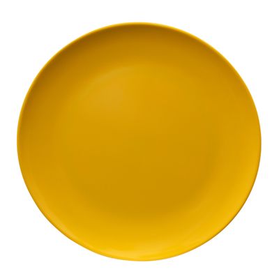 PLATE YELLOW 20CM MELAMINE SERRONI