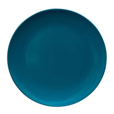 PLATE TEAL BLUE 20CM MELAMINE SERRONI