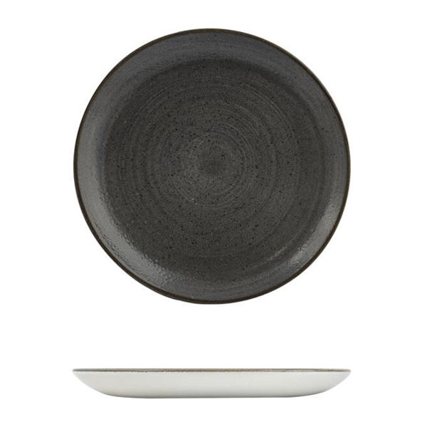 PLATE COUPE BLACK 217MM, S/CAST RAW