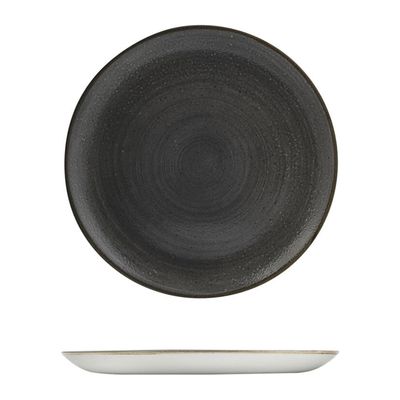 PLATE COUPE BLACK 290MM, S/CAST RAW