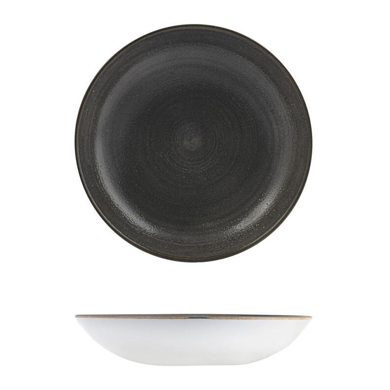 BOWL COUPE BLACK 248MM, S/CAST RAW