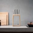 KNIFE BLOCK 5PCE MAPLE HASHIRA, GLOBAL