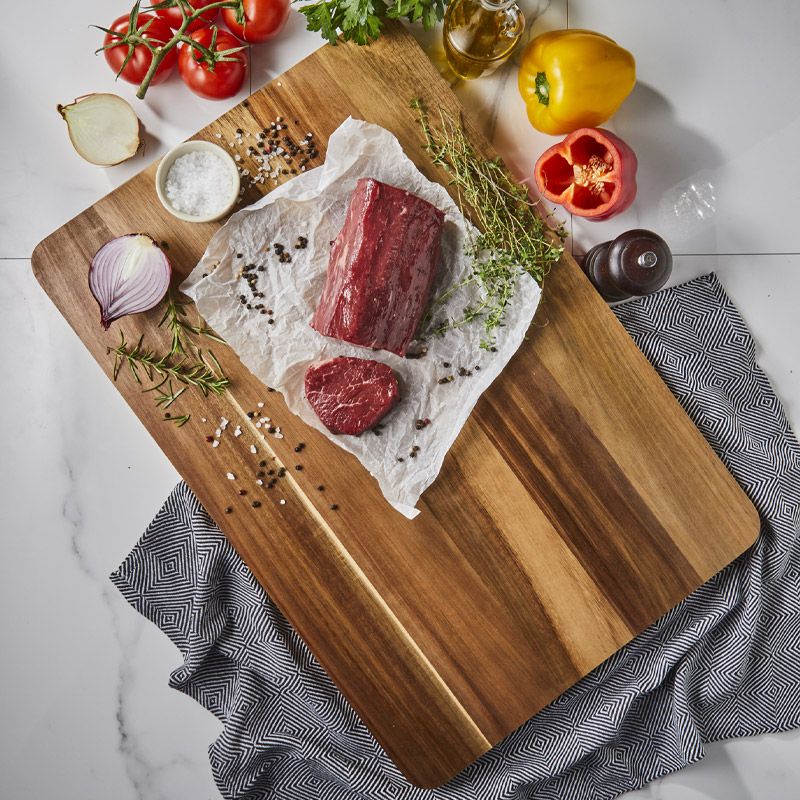 CUTTING BOARD ACACIA 50X35X3CM, DLX