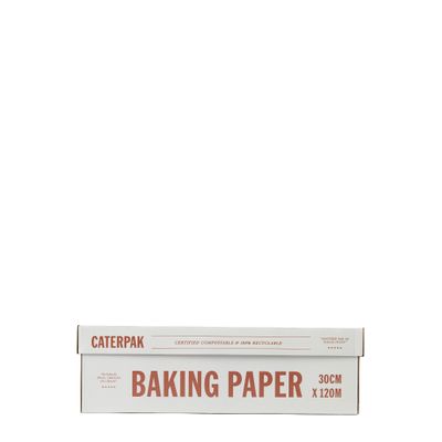 BAKING PAPER ROLL 30CMX120M, CATERPAK 4CTN