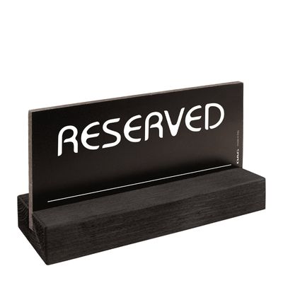 RESERVED SIGN TABLE 8X15CM, DAG