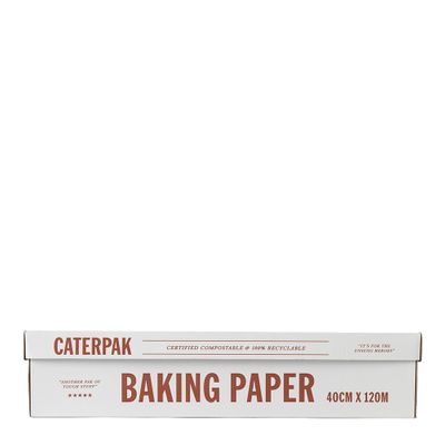 BAKING PAPER ROLL 40CMX120M, CATERPAK