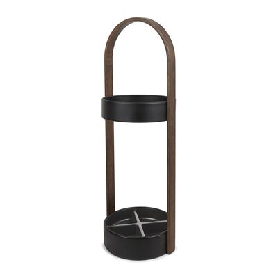 UMBRELLA STAND BLK/WALNUT UMBRA BELLWOOD