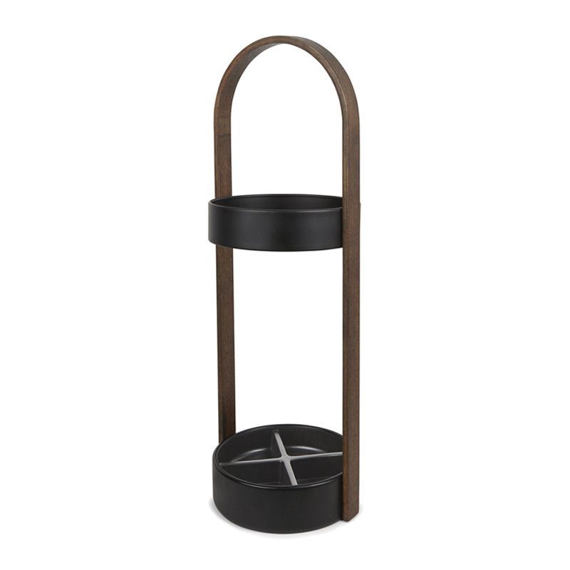 UMBRELLA STAND BLK/WALNUT UMBRA BELLWOOD