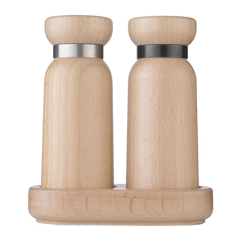 GRINDER SET BEECHWOOD 15CM, ICON CHEF