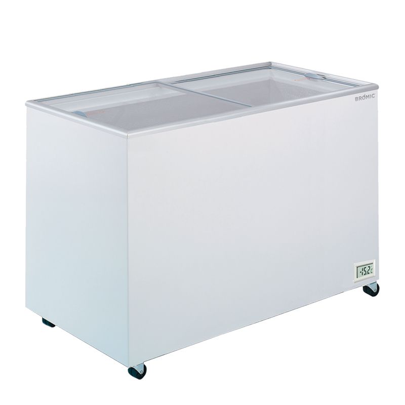 CHEST FREEZER GLASS TOP 401LT, BROMIC